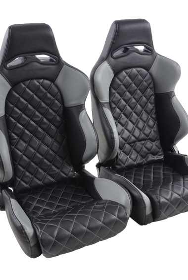 Portseat Set Las Vegas Artificial Leather Black